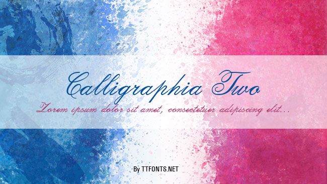 Calligraphia Two example